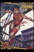 1997 Fleer Ultra Spider-Man (Base Set Red) card 44 Elektra