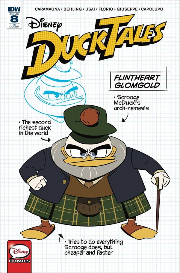 Ducktales (2017) issue 8-C 1:10 Design Cover