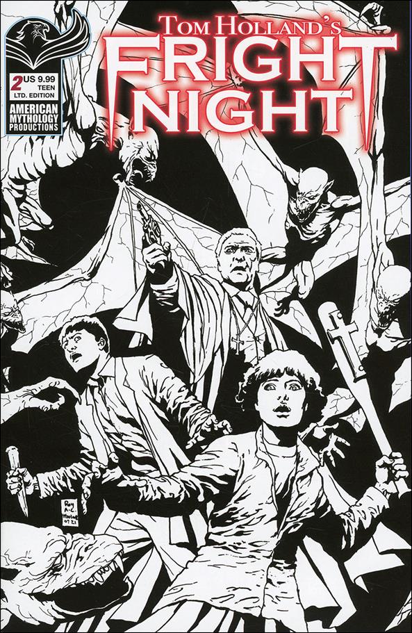 Fright Night (2021) issue 2-D Roy Allen Martinez Black & White Cover 1/350