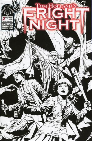 Fright Night (2021) issue 2-D Roy Allen Martinez Black & White Cover 1/350