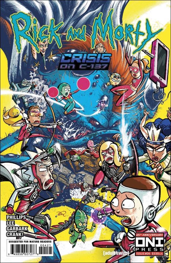 Rick and Morty: Crisis on C-137 issue 4-B Patricia Martin Samaniego Cover