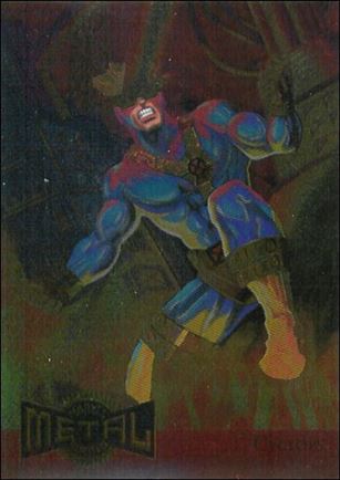 Marvel Metal (Metal Blasters Subset) card 3 Cyclops