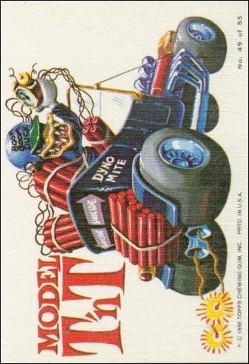Weird Wheels (Base Set) card 49 Model T 'nT