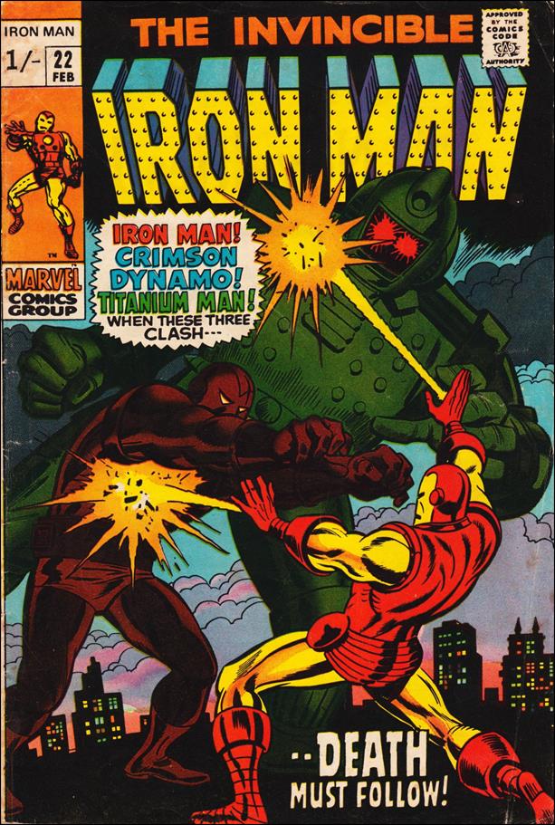 Iron Man (1968) issue 22-B UK Price Cover
