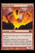 Magic the Gathering: 2012 Core Set (Base Set) card 147 Inferno Titan