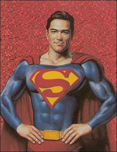 Lois and Clark: The New Adventures of Superman (Holochip Etched Foil Subset) card BJ4 Man of Steel