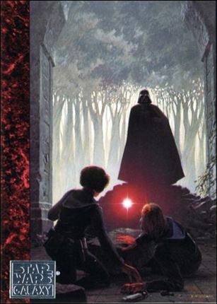 Star Wars Galaxy: Series 1 (Factory Base Set) card 60 A Close Encounter