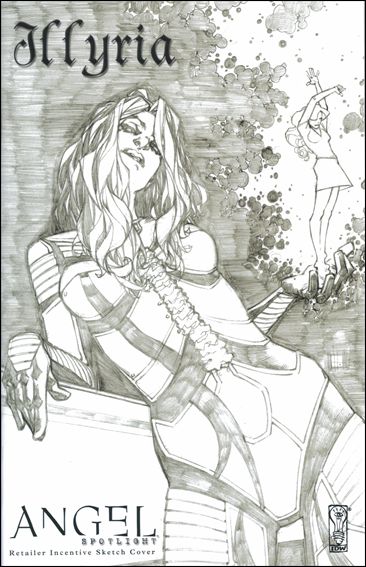 Angel Spotlight: Illyria issue 1-E Zach Howard Sketch Cover