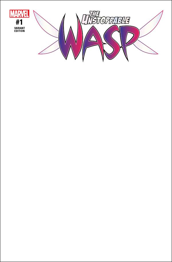 Unstoppable Wasp (2017) issue 1-G Blank/Sketch Cover