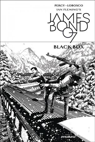 James Bond: Black Box issue 4-D Jason Masters Black & White 1:10 Cover