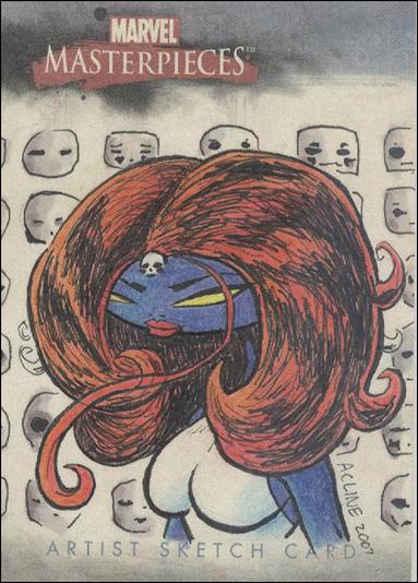 2007 Marvel Masterpieces (Sketch Card Subset) card AC Adam Cline 1/76
