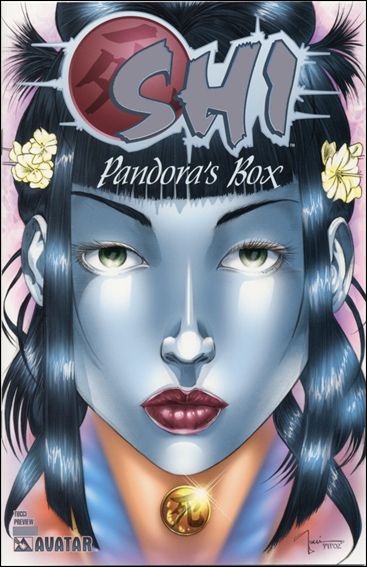 Shi: Pandora's Box Preview issue 1-B Platinum Foil Cover