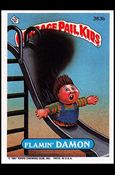 Garbage Pail Kids: Series 09 (Base Set) card 363b Flamin' Damon