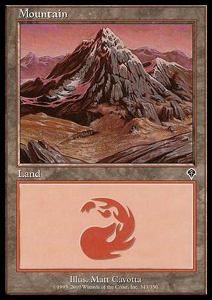 Magic the Gathering: Invasion (Base Set) card 343 Mountain