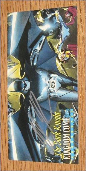 Kingdom Come Xtra (Autograph Subset) card 35 Crossroads: The Dark Knight (Signed by Ross) 1/40