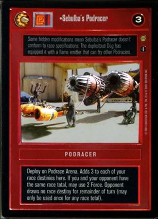 Star Wars: Reflections III (Base Set) card 92 Sebulba's Podracer