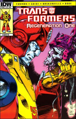Transformers: Regeneration One issue 96-B Guido Guidi Cover