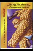 Marvel OverPower (Base Set) card nn212 Thing: Revoltin' Development
