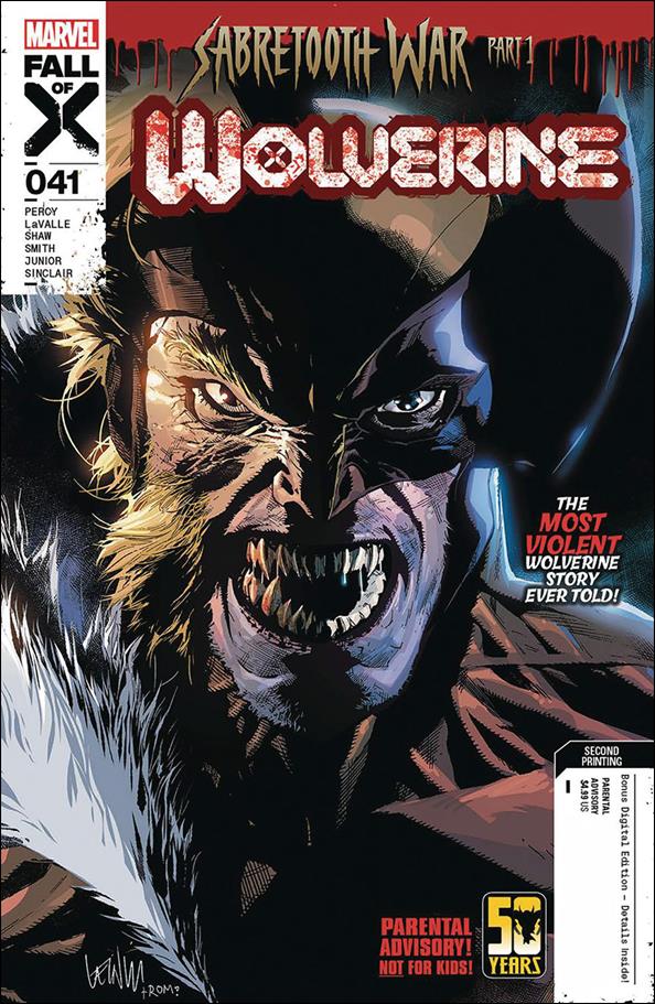 Wolverine (2020) issue 41-I Leinil Francis Yu Cover (2nd Printing)