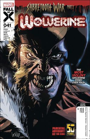 Wolverine (2020) issue 41-I Leinil Francis Yu Cover (2nd Printing)