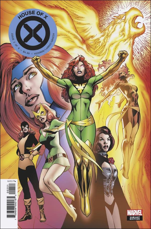 House of X issue 2-C Alan Davis Character Decades Cover
