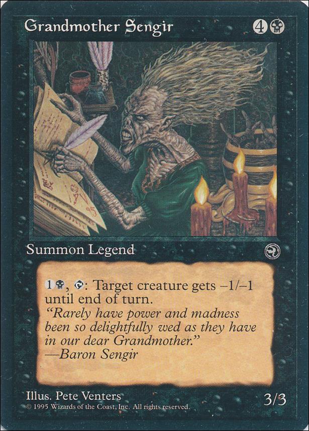 Magic the Gathering: Homelands (Base Set) card 50 Grandmother Sengir