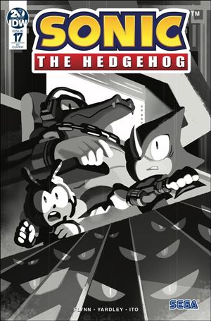 Sonic the Hedgehog (2018) issue 17-C Nathalie Fourdraine 1:10 Cover