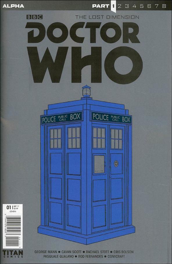 Doctor Who: Alpha (The Lost Dimension Part 1) issue 1 TARDIS Foil-Embossed Cover