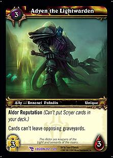 World of Warcraft: March of the Legion (Base Set) card 212 Adyen the Lightwarden 