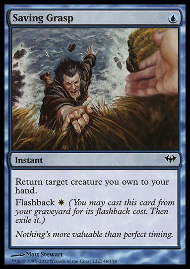 Magic the Gathering: Dark Ascension (Base Set) card 46 Saving Grasp