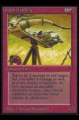 Magic the Gathering: Limited Edition Alpha (Base Set) card 165 Orcish Artillery