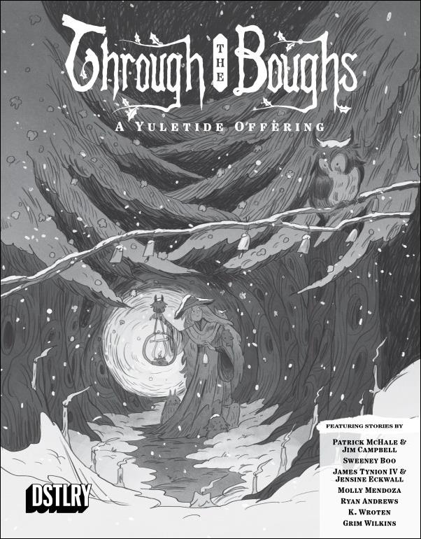 Through the Boughs: A Yuletide Offering issue 1-H Natalie Andrewson B&W Wraparound Cardstock Cover