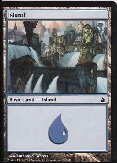 Magic the Gathering: Ravnica (Base Set)  card 293 Island