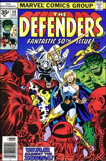 Defenders (1972) issue 50-B 35 Cent Price Cover