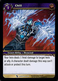 World of Warcraft: March of the Legion (Base Set) card 91 Chill