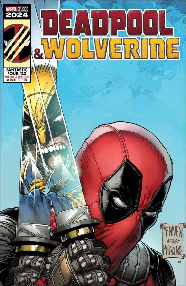 Fantastic Four (2022) issue 22-D Steve McNiven Weapon X-Traction Cover
