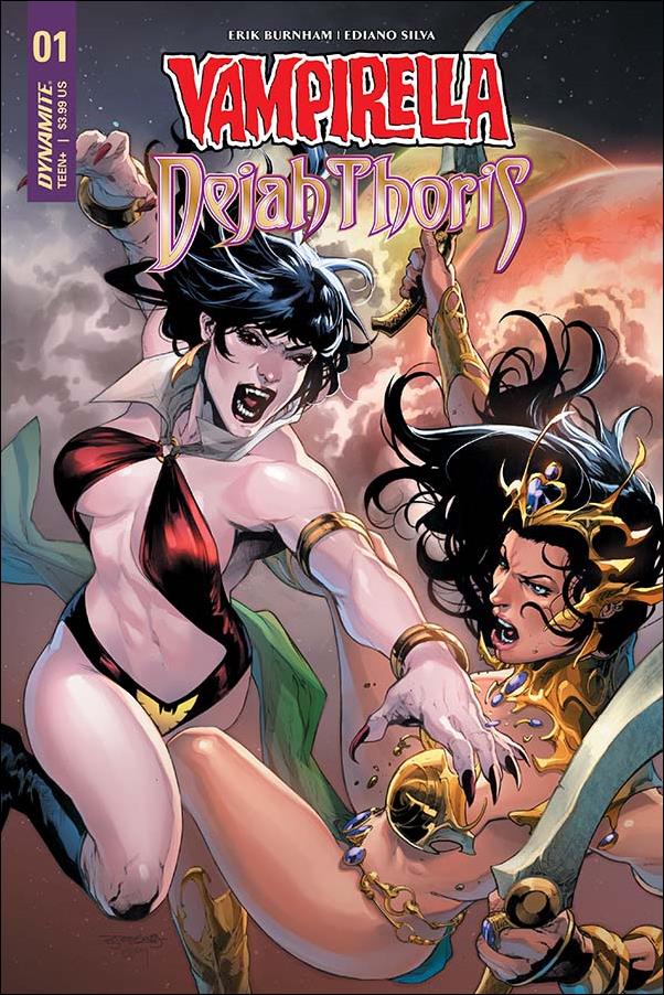 Vampirella/Dejah Thoris issue 1-C Stephen Segovia Cover