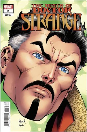 Death of Doctor Strange issue 2-B Todd Nauck Marvel Headshot Cover