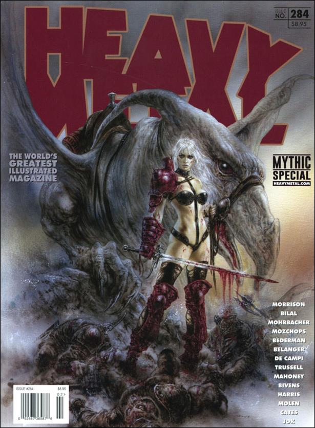 Heavy Metal issue 284-B Luis Royo Cover
