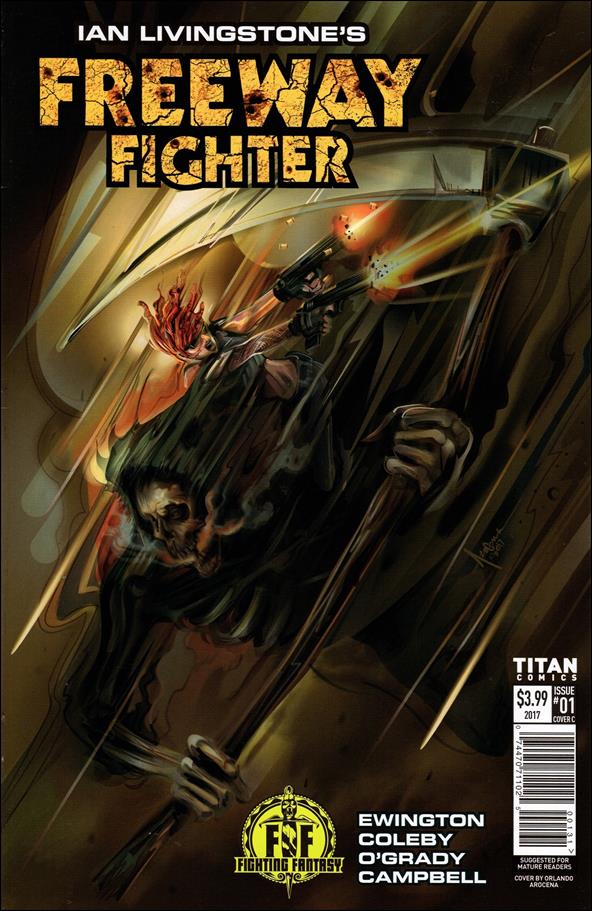 Ian Livingstone's Freeway Fighter issue 1-C Orlando Arocena Cover