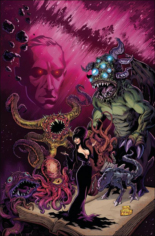 Elvira Meets H.P. Lovecraft issue 5-E Dave Acosta Virgin Art Cover