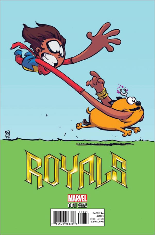 Royals issue 1-D Skottie Young Baby Cover