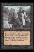 Magic the Gathering: Limited Edition Alpha (Base Set) card 94 Black Knight