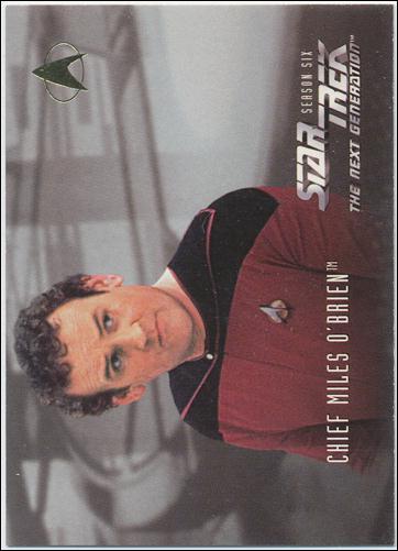 Star Trek: The Next Generation - The Episode Collection Season Six (Base Set) card 627 Chief Miles O'Brien