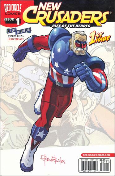New Crusaders: Rise of the Heroes issue 1-B Blue Ribbon Comics Hero Cover
