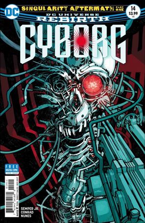 Cyborg (2016) issue 14 Eric Canete Cover