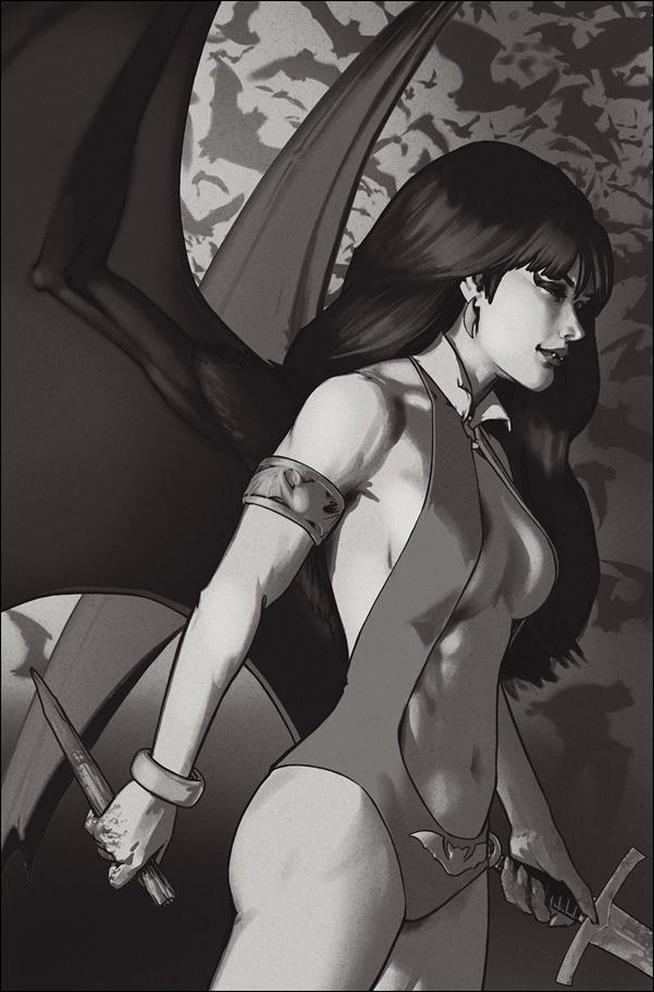 Vampirella: Valentine's Day Special issue 2021-E Gene Ha 1:7 Black & White Virgin Cover