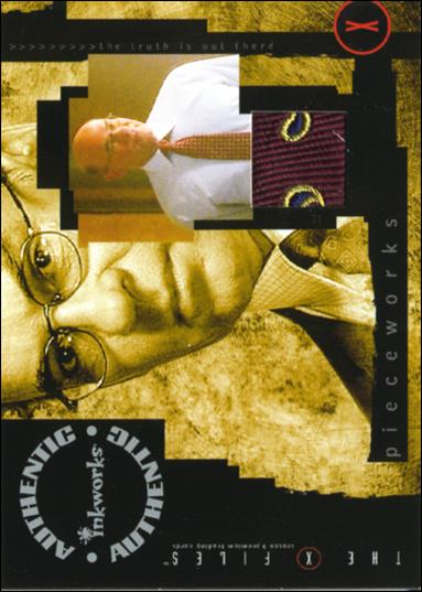 X-Files: Season 9 (Pieceworks Subset) card PW4 Tie Worn by Skinner in 9x18