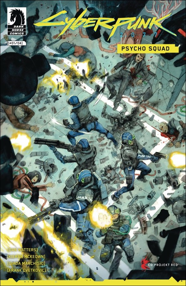 Cyberpunk 2077: Psycho Squad issue 1-D Niko Henrichon Cover