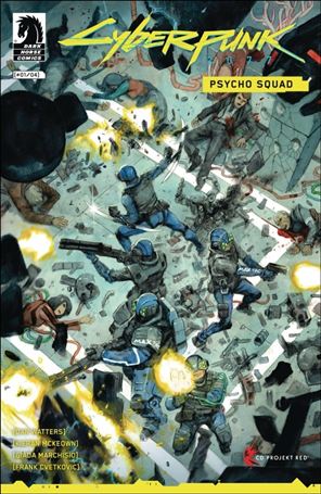 Cyberpunk 2077: Psycho Squad issue 1-D Niko Henrichon Cover